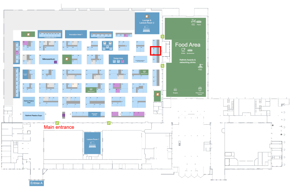 plattegrond_kunststoffenbeurs PEZY op de Kunststoffenbeurs - Bezoek ons op stand 167