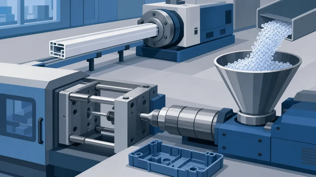 Kunststofproductie: Spuitgieten en Extrusie